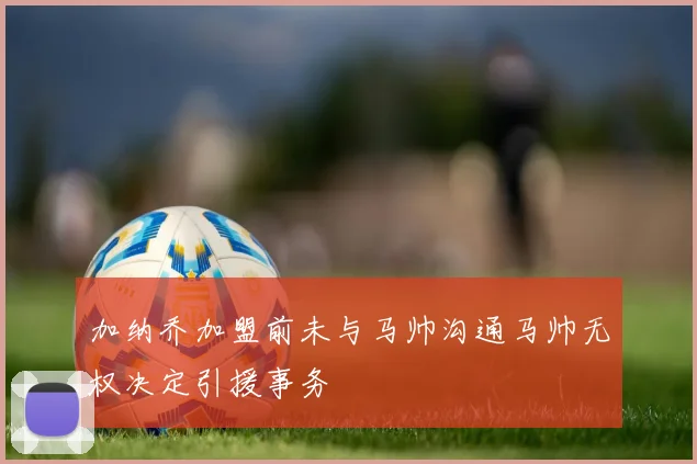 加纳乔加盟前未与马帅沟通马帅无权决定引援事务